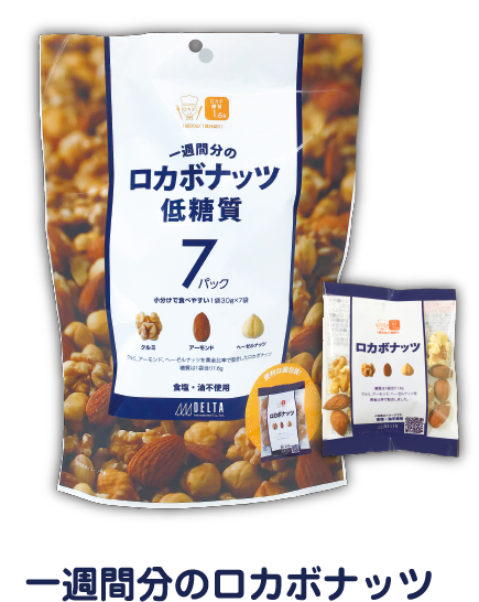 一週間分のロカボナッツ
