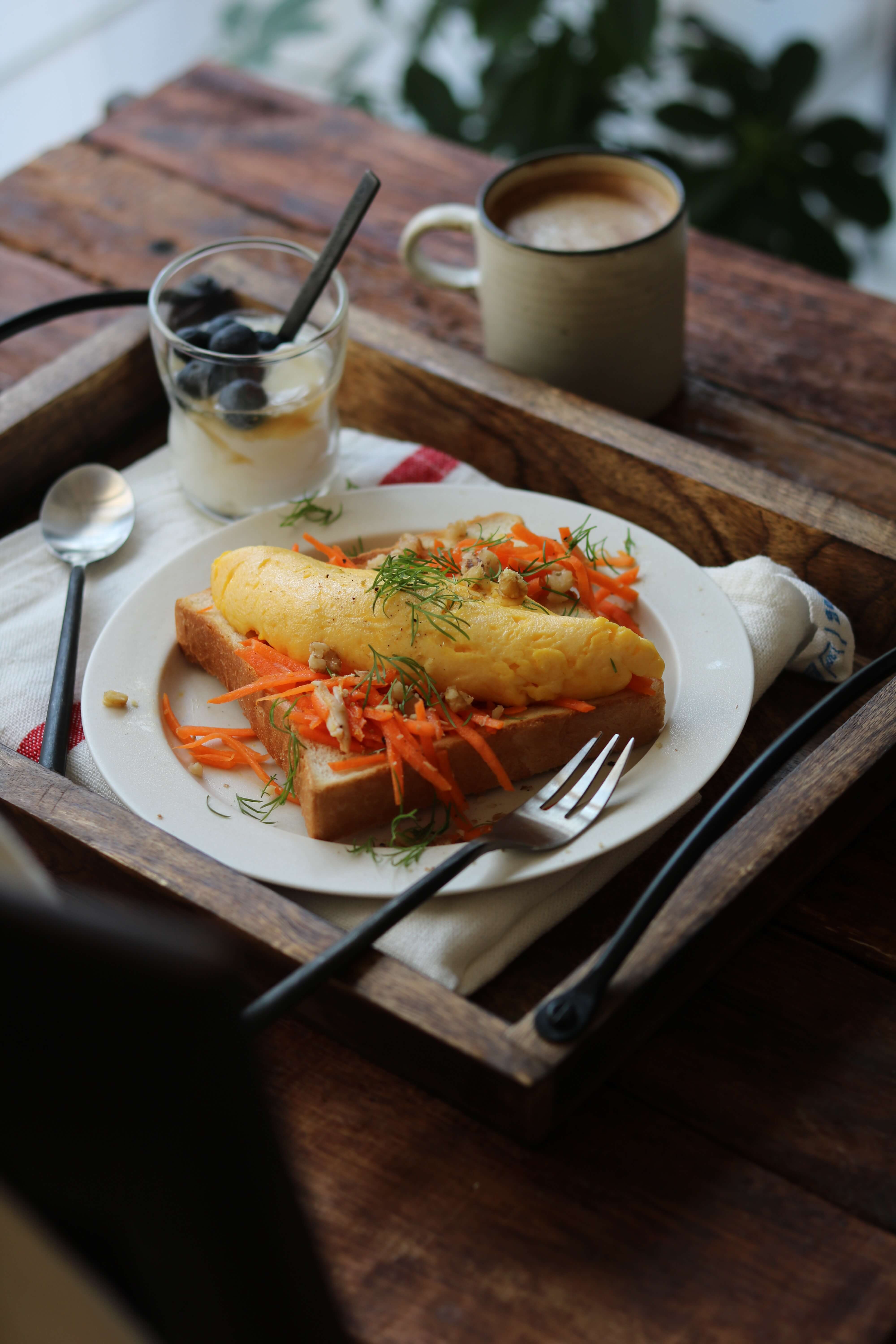 朝ごはんのおともに。
