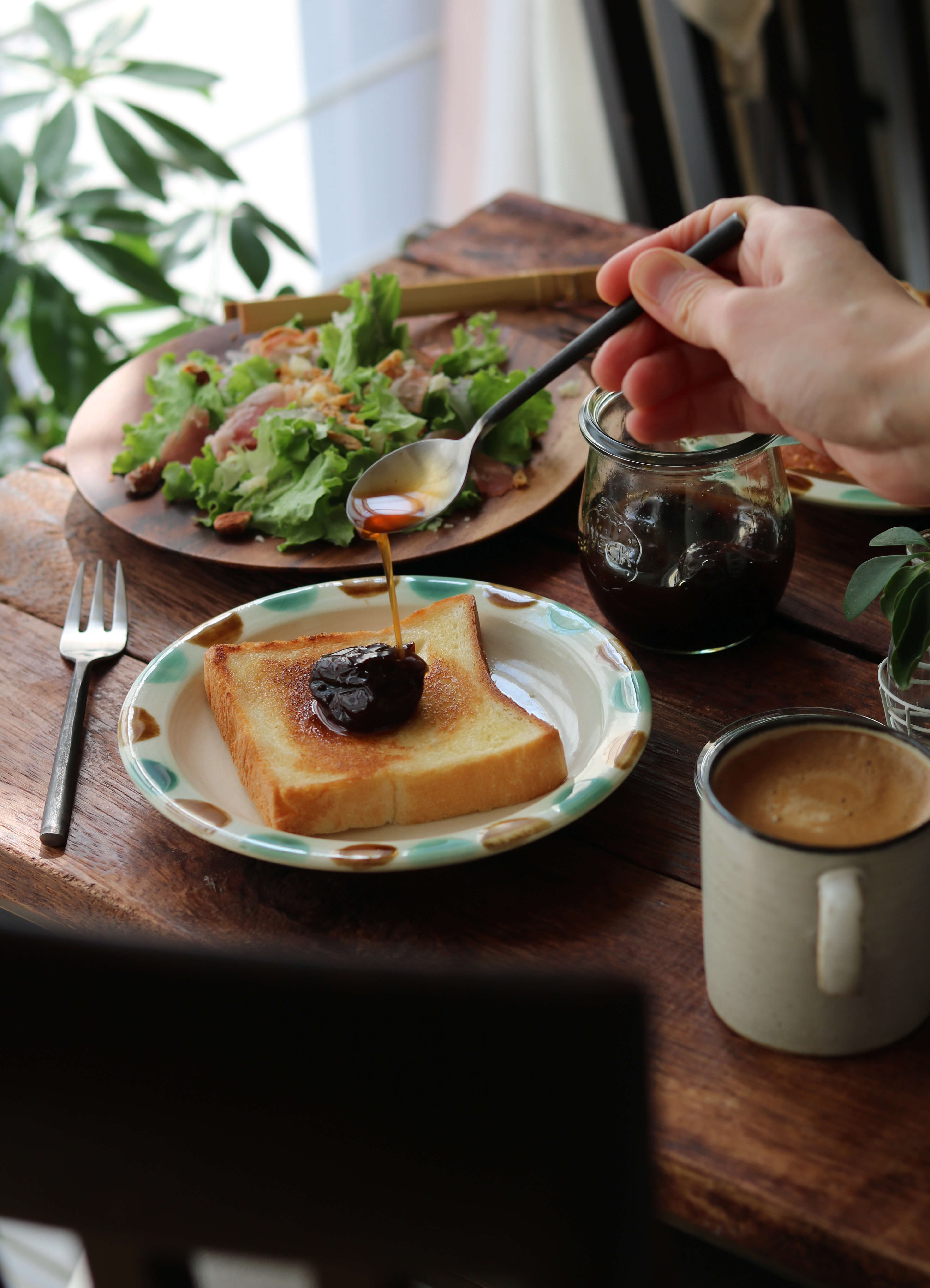 プルーンの紅茶漬け。