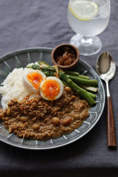 レーズンキーマカレー。