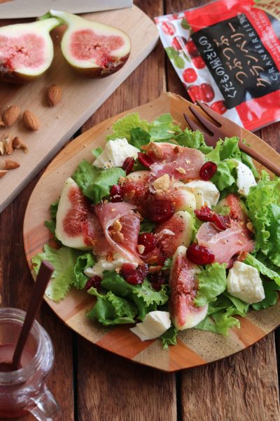 ピンクなクランベリードレッシング。