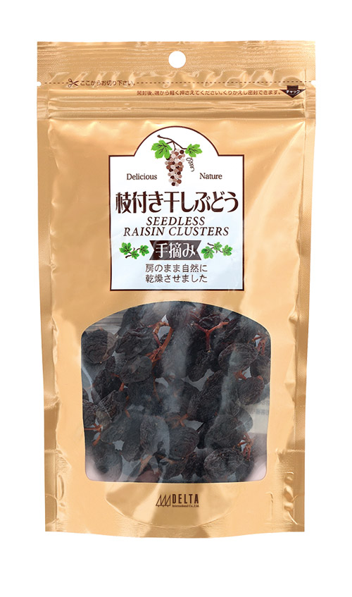枝付き干しぶどう(金パック/スタンドタイプ)