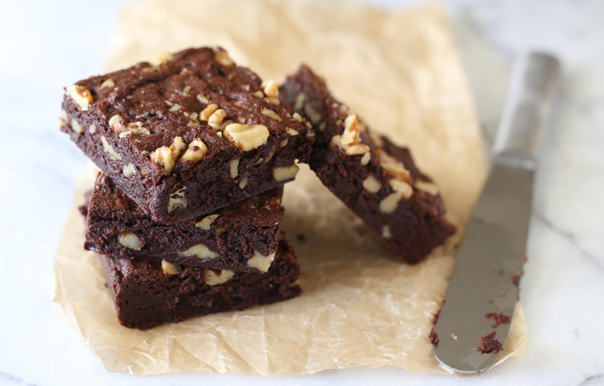 クルミのブラウニー