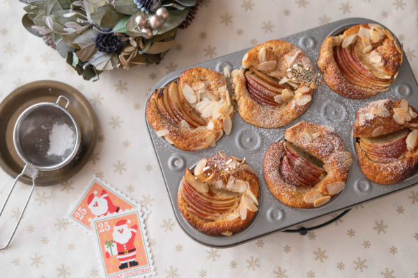 りんごのアーモンドケーキ。