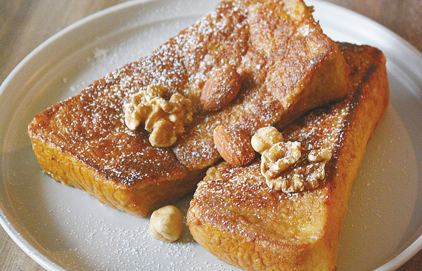 ロカボナッツミルクのフレンチトースト 砂糖不使用！