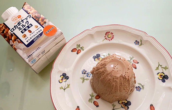 簡単ヘルシー！ロカボナッツミルクプリン