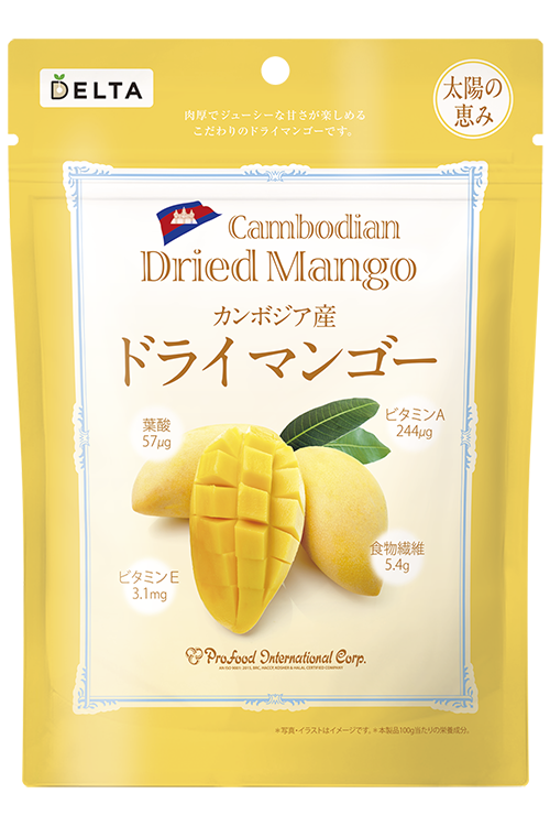 カンボジア産ドライマンゴー 160g