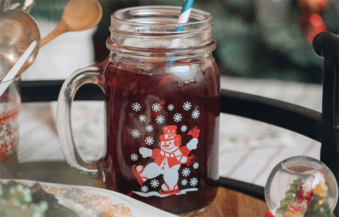 ローズヒップ＆ハイビスカスティー with ブルーベリーシロップ