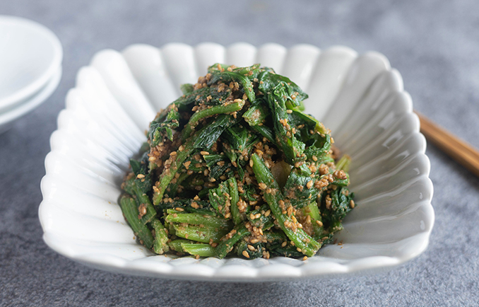 ほうれん草のきなこ和え