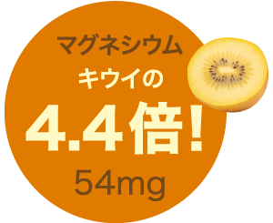 マグネシウムキウイの4.4倍！